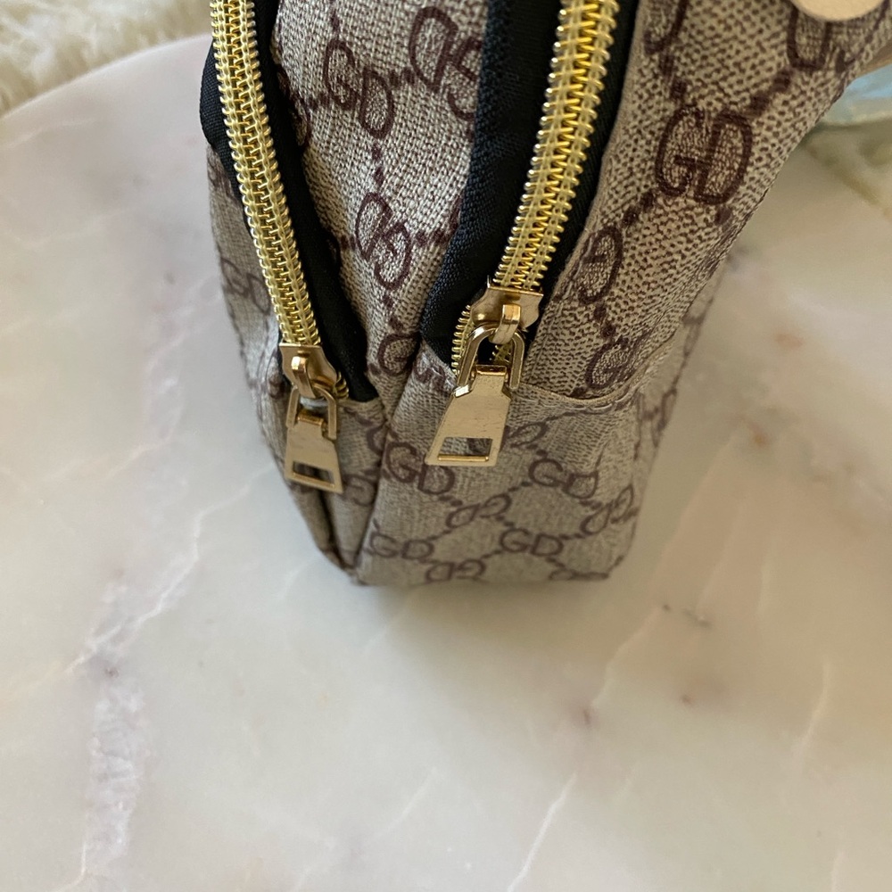 GD Monogram Mini Crossbody Bag with Striped Detail - Picture 7 of 8